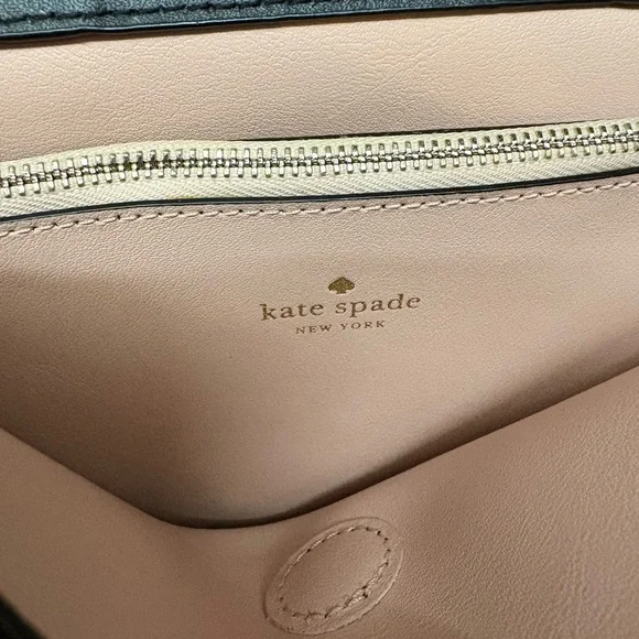 Kate Spade Megyn Sommerville Road Black Leather Backpack - Picture 4 of 6